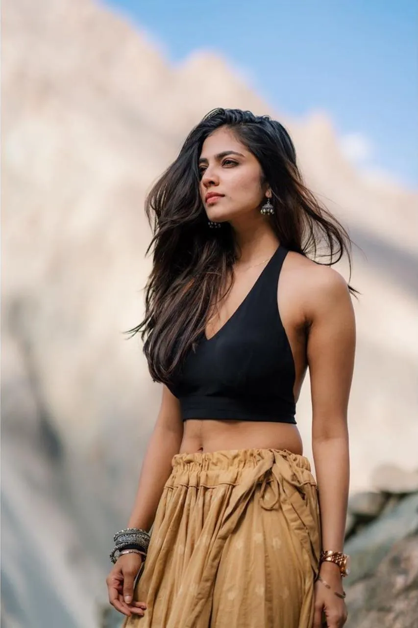 Stunning Malavika Mohanan Wearing Trendy Casual Outfit Look