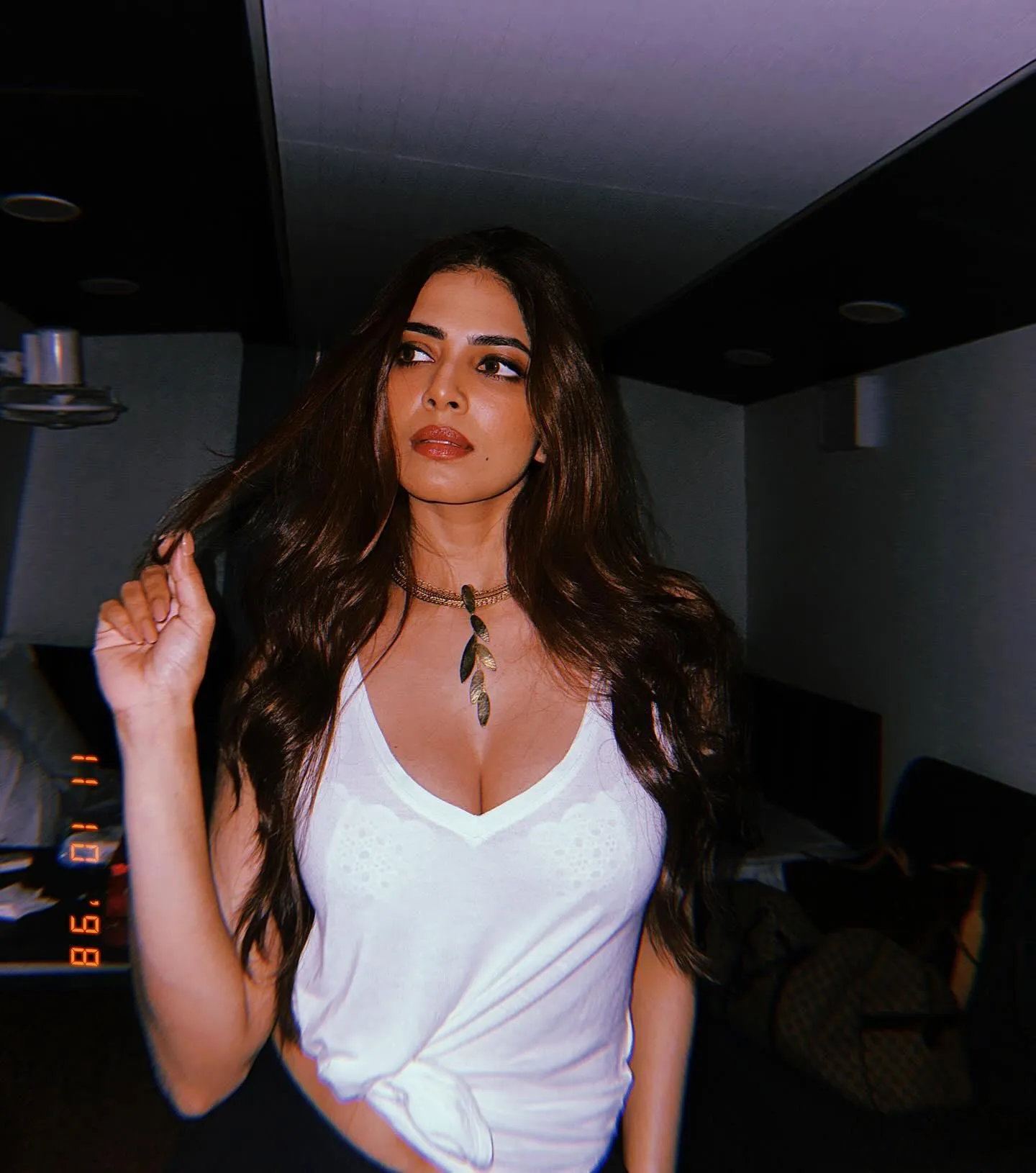 Stylish Photo of Malavika Mohanan Chic in White Mini Dress