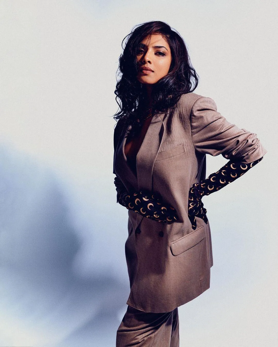 Sultry Malavika Mohanan Wearing Black Outfit Fashion Look