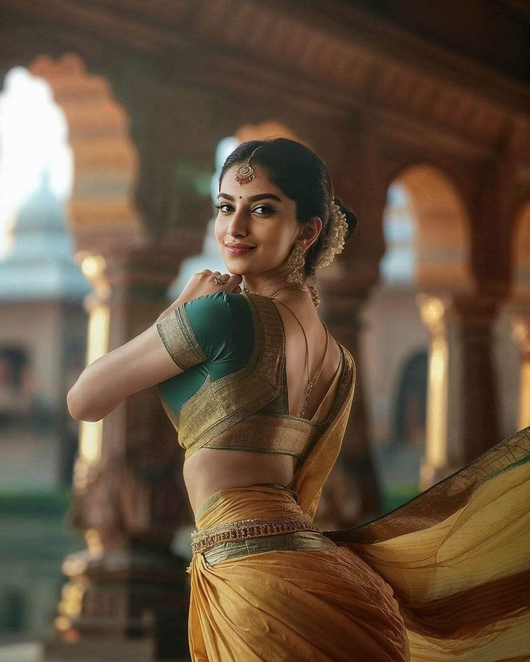 Meenakshi Chaudhary HD AI Wallpaper
