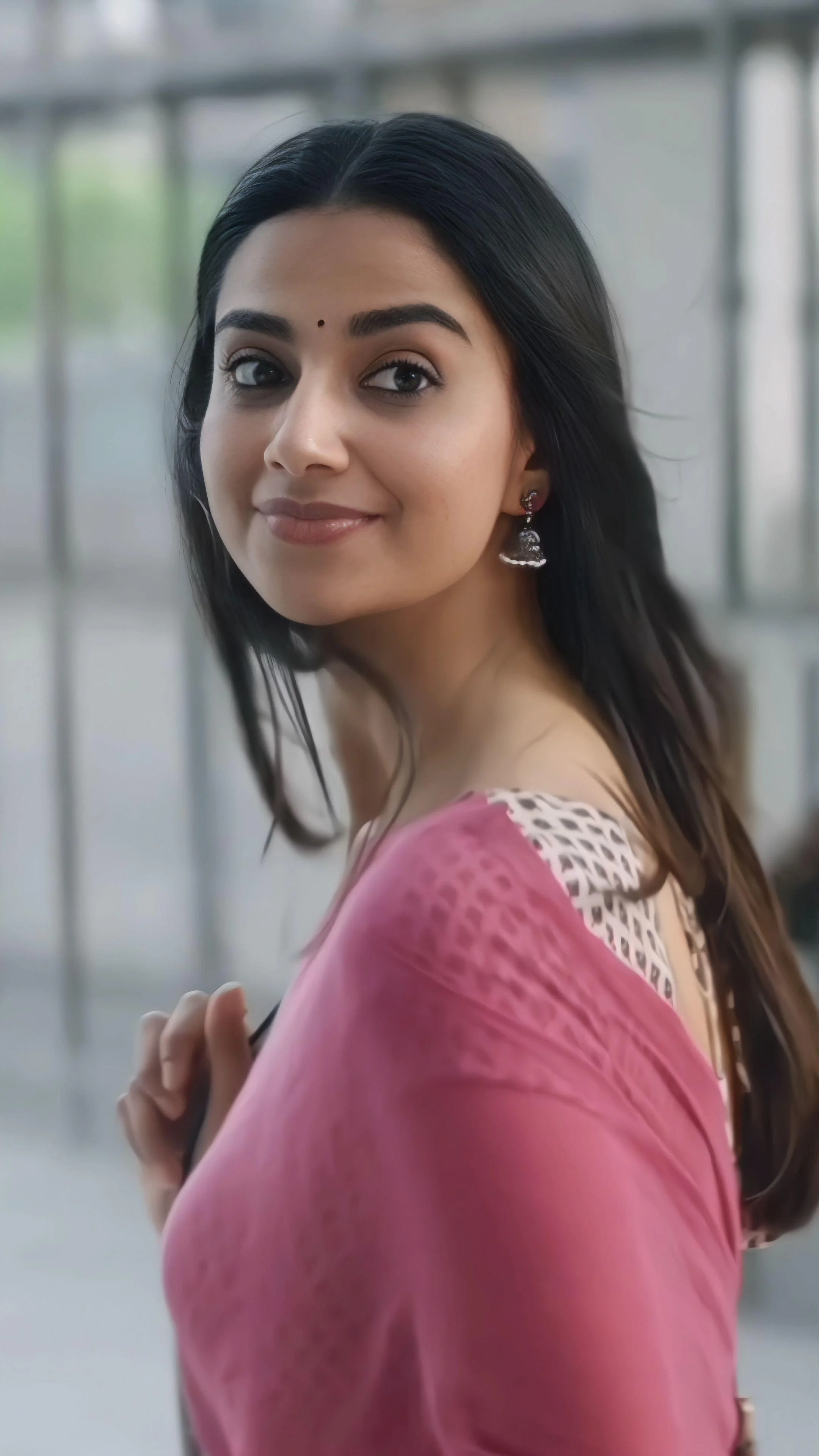 Meenakshi Chaudhary HD Wallpaper