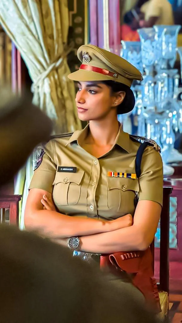 Meenakshi Chaudhary Police HD Wallpaper