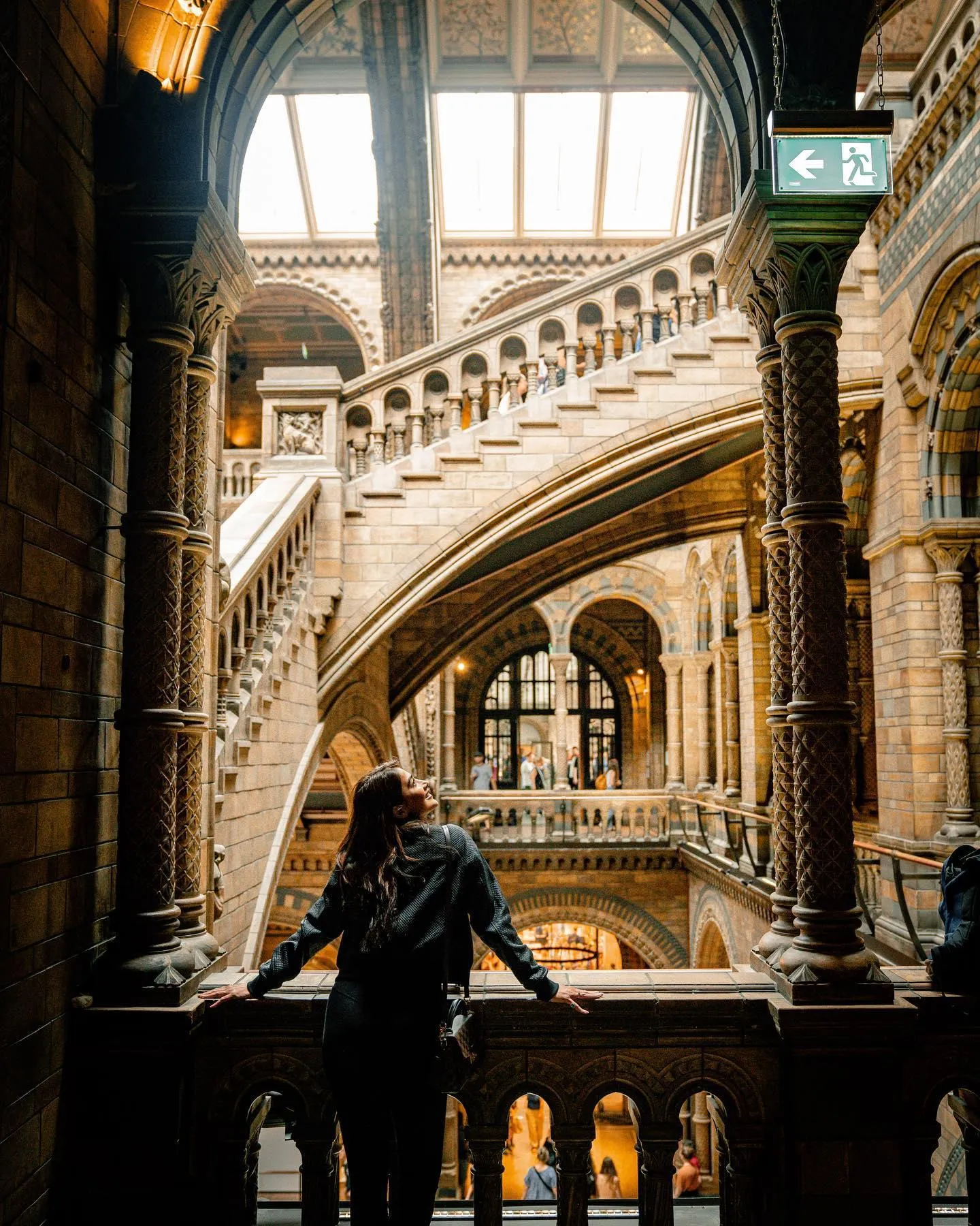 Pooja Hegde Exploring Majestic Museum with Grand Interior