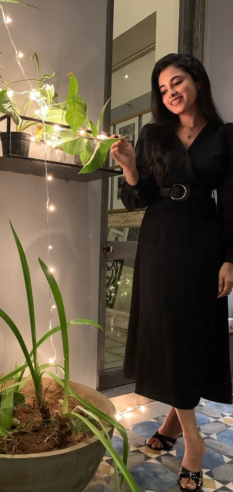 Actress Priyanka Mohan Gorgeous Look in Black Dress Outfit