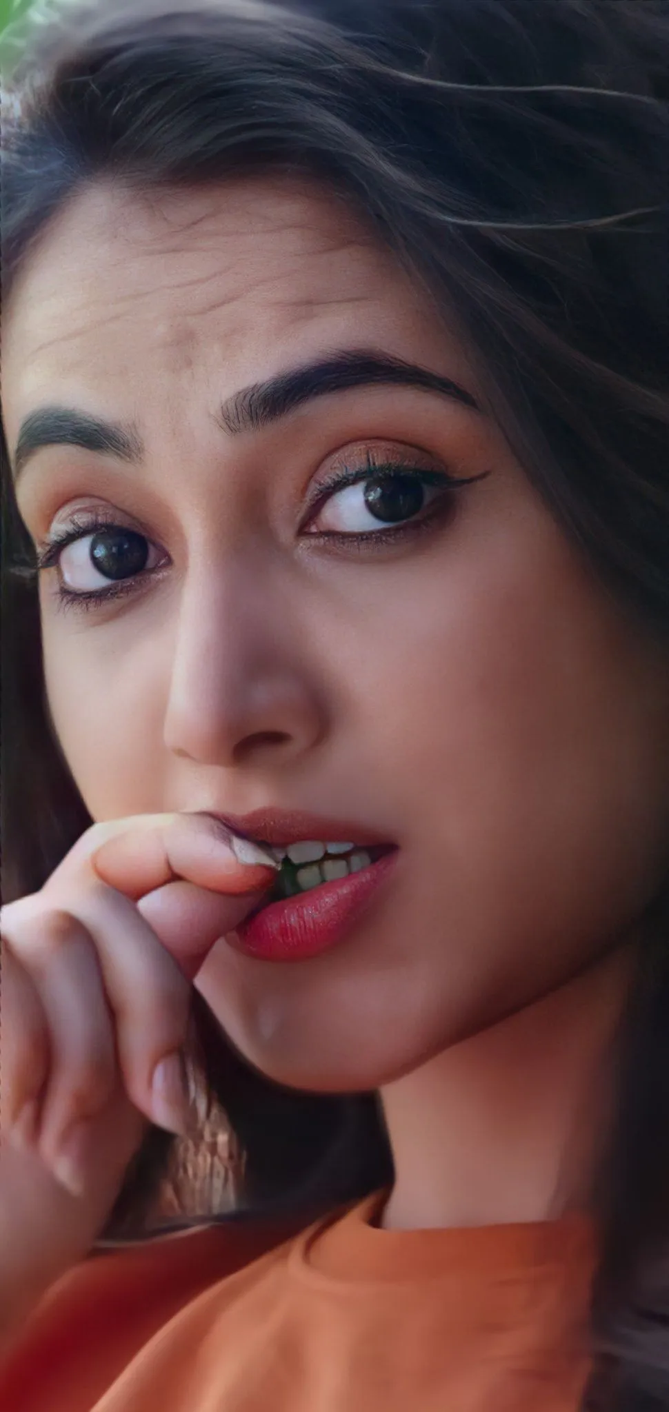 Closeup of Priyanka Arul Mohan with Playful Expression HD