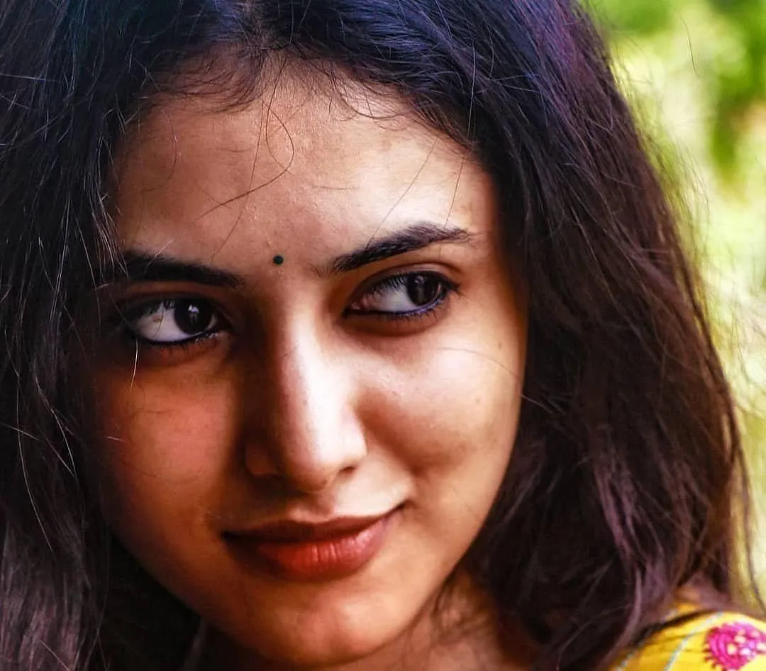 Closeup Portrait of Priyanka Arul Mohan with Intense Look