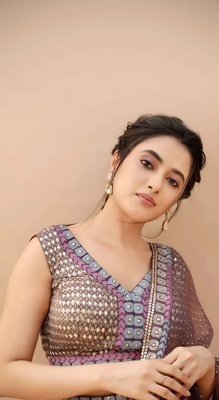 Elegant Priyanka Arul Mohan Smiling in Traditional Dress