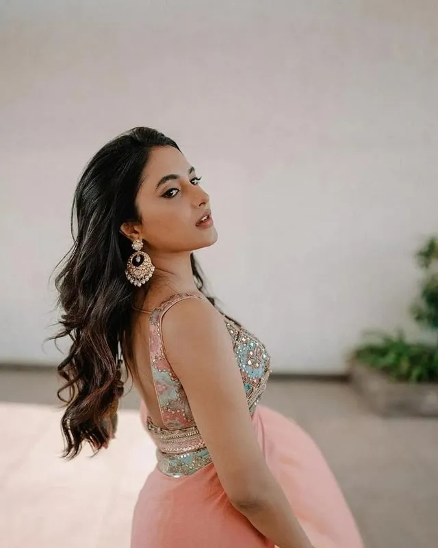 Priyanka Arul Mohan Chic Evening Look in Pastel Gown