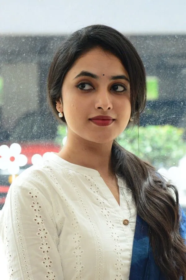 Priyanka Arul Mohan Chic White Top Look with Soft Makeup