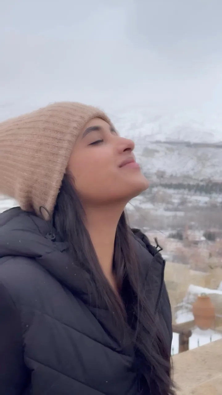 Priyanka Arul Mohan Cozy Winter Look with Knit Hat image