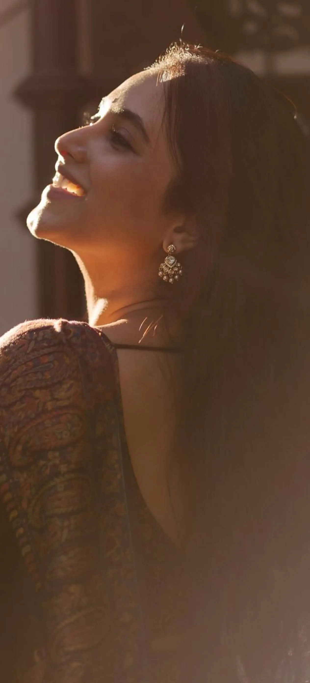 Priyanka Arul Mohan Golden Glow in Evening Portrait image