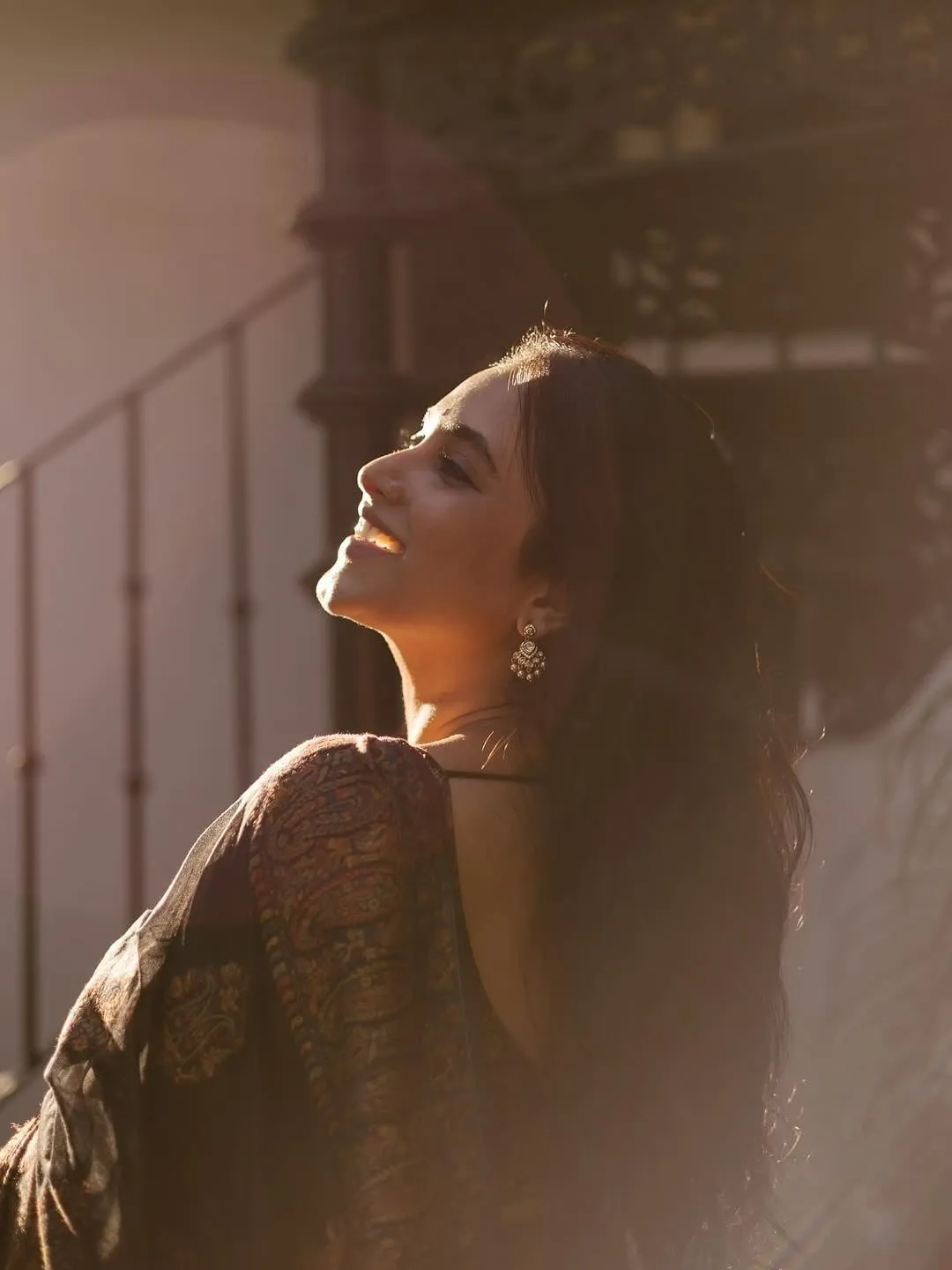 Priyanka Arul Mohan Graceful Pose in Warm Natural Lighting