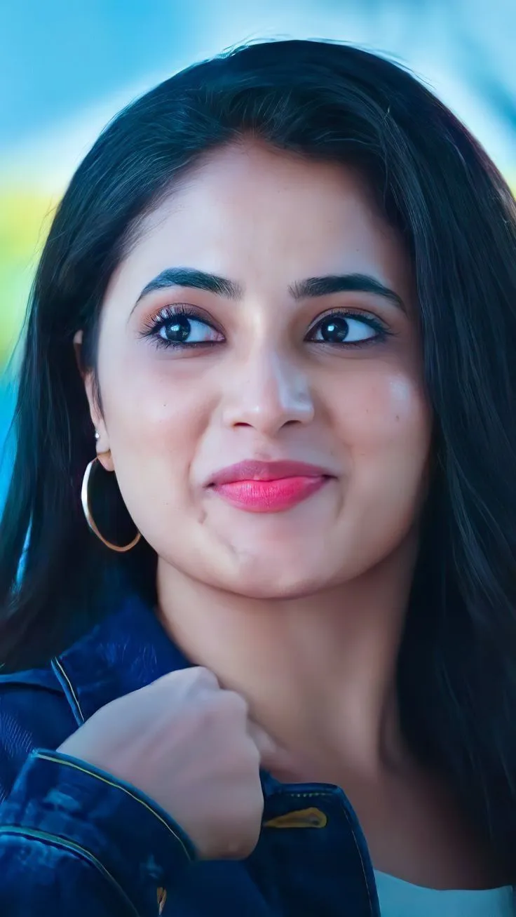 Priyanka Arul Mohan in a Cool Blue Casual Street Look