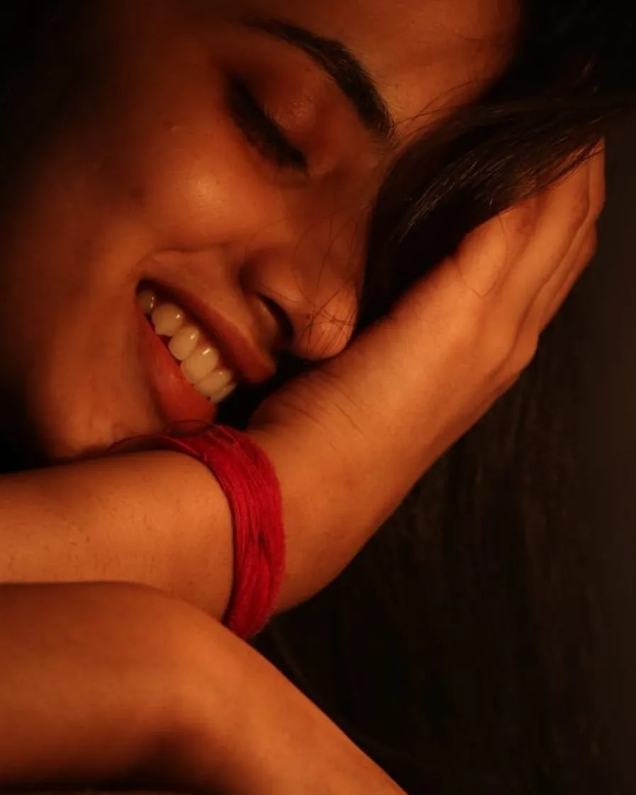 Priyanka Arul Mohan in Peaceful Sleep Pose with Natural Glow