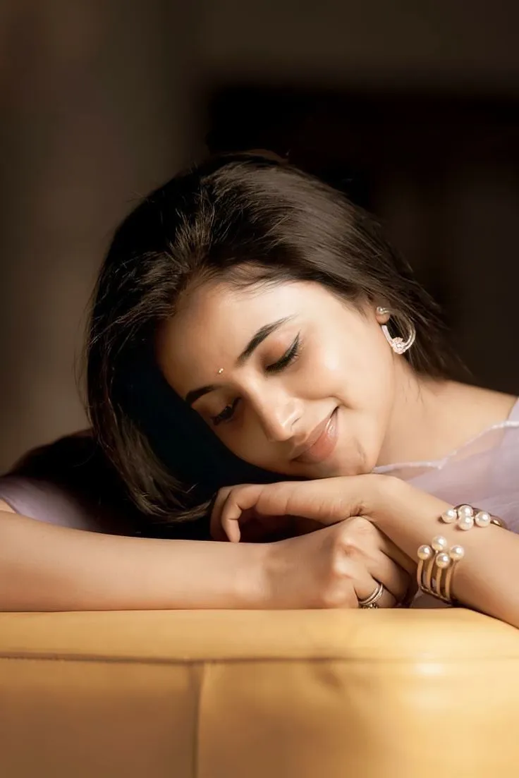 Priyanka Arul Mohan Peaceful and Elegant Relaxed Pose