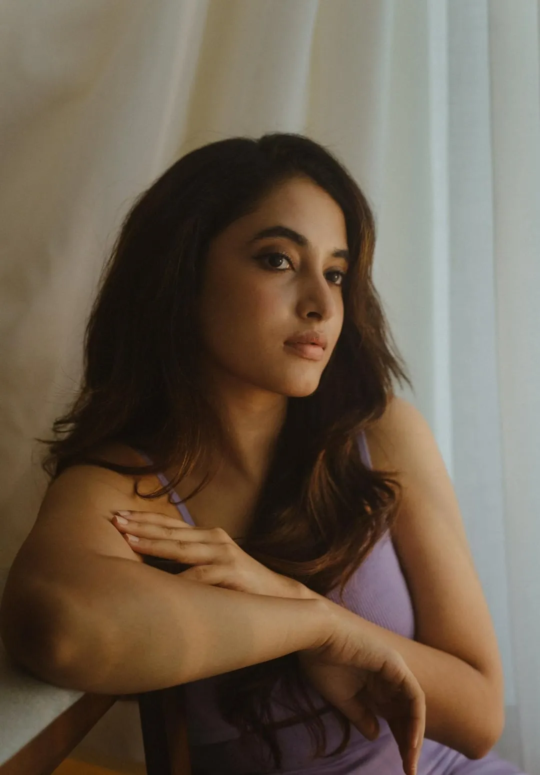 Priyanka in stylish pose with natural light Effect image