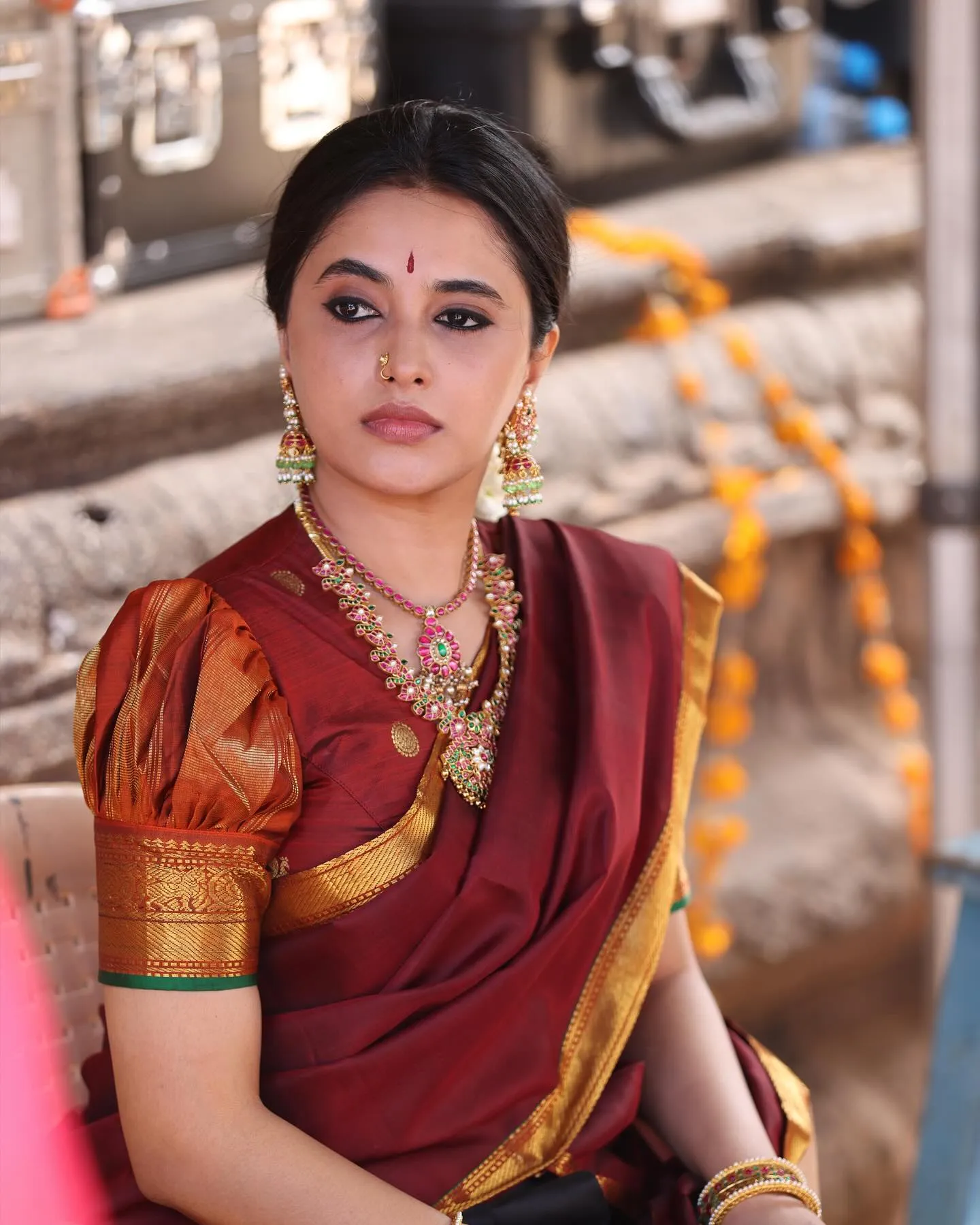 Priyanka Mohan in the Captain Miller Movie Scene Wallpaper
