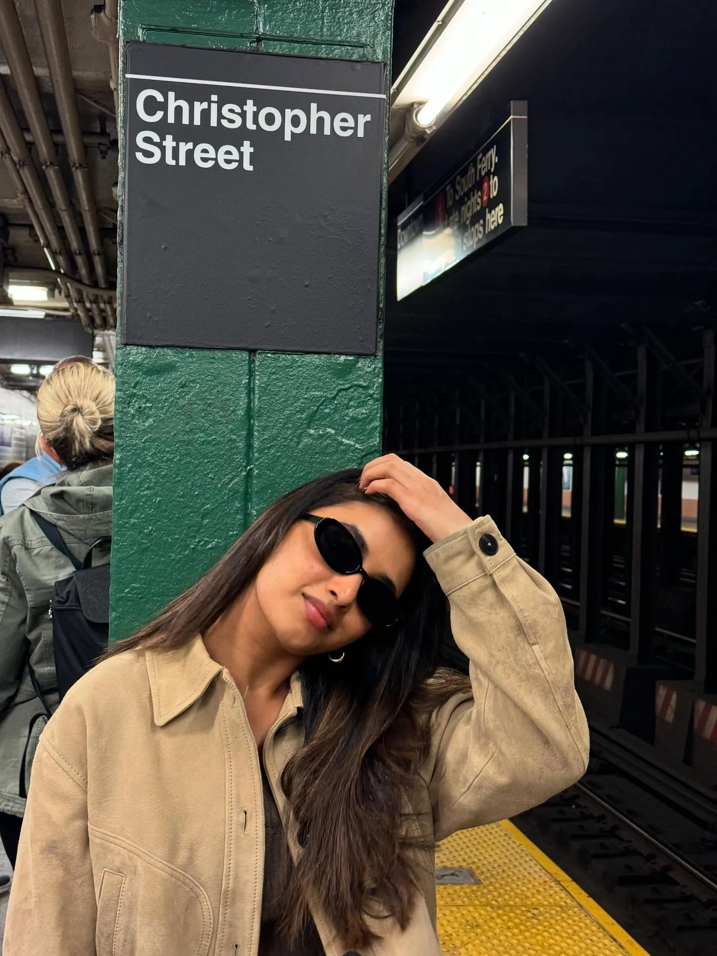 Priyanka Mohan Is Wearing a Light Brown Colored Jacket