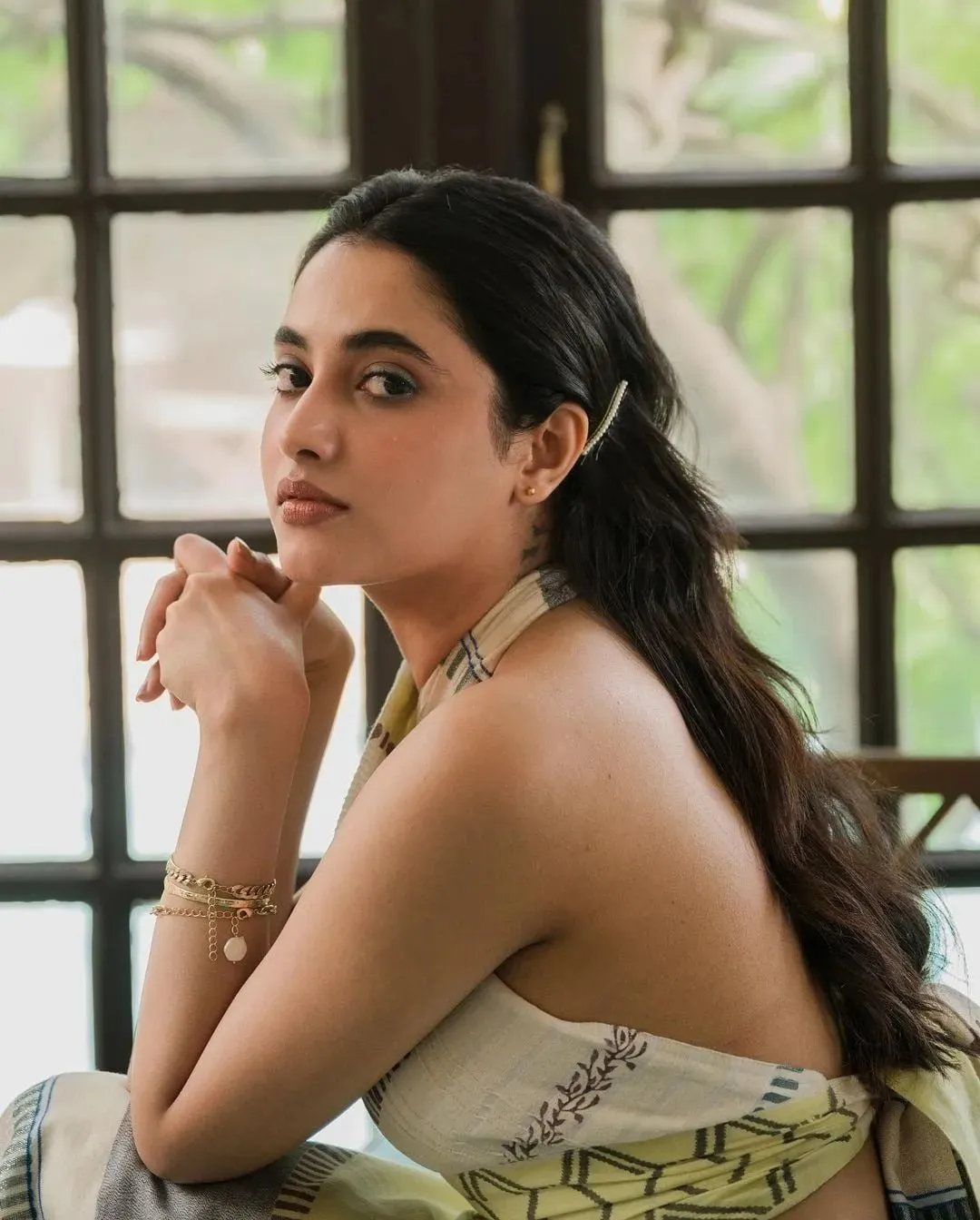 Priyanka Mohan stunning Pose in Stylish Outfit Pics