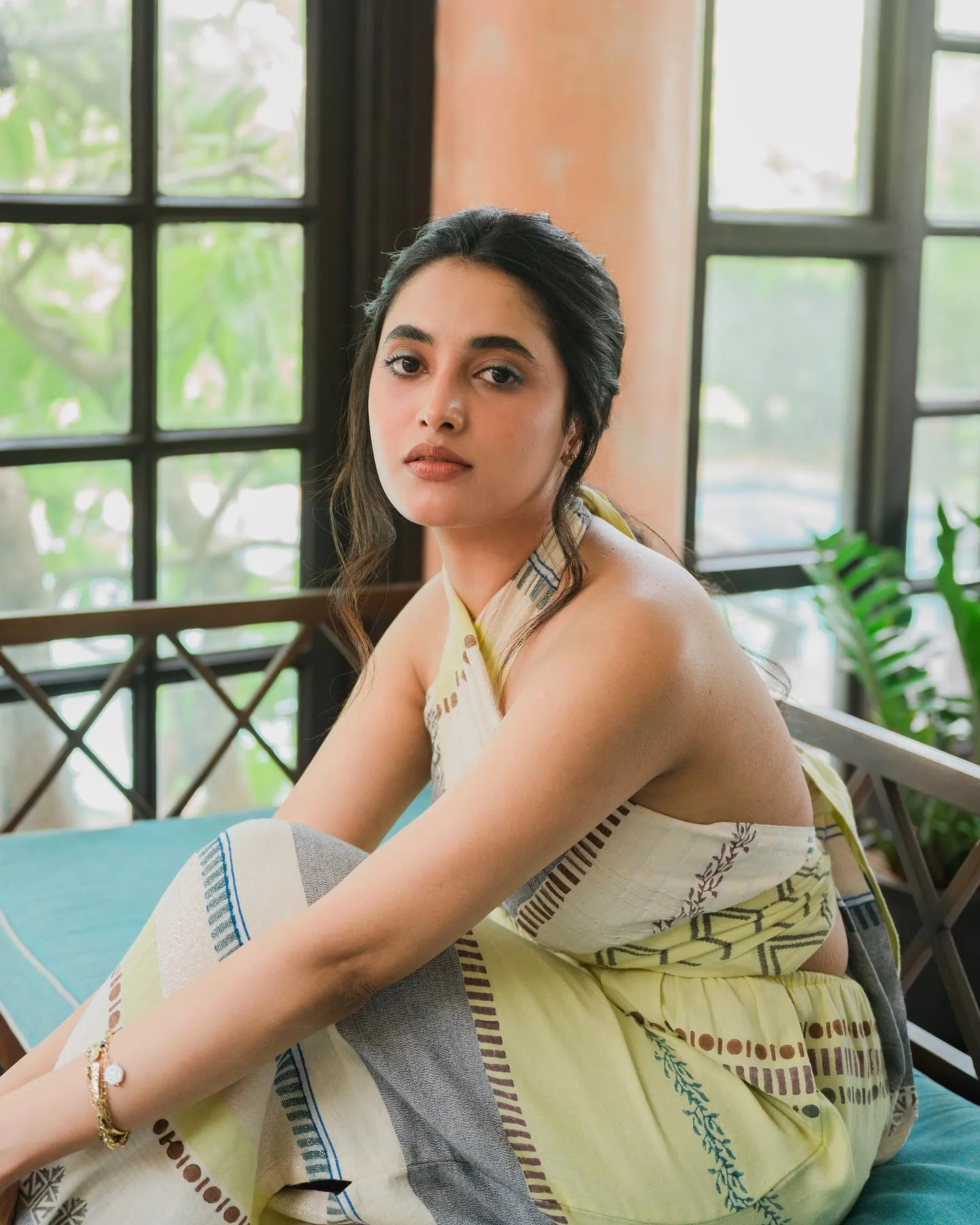 Stunning Image of Priyanka Mohan Sitting Near the Window