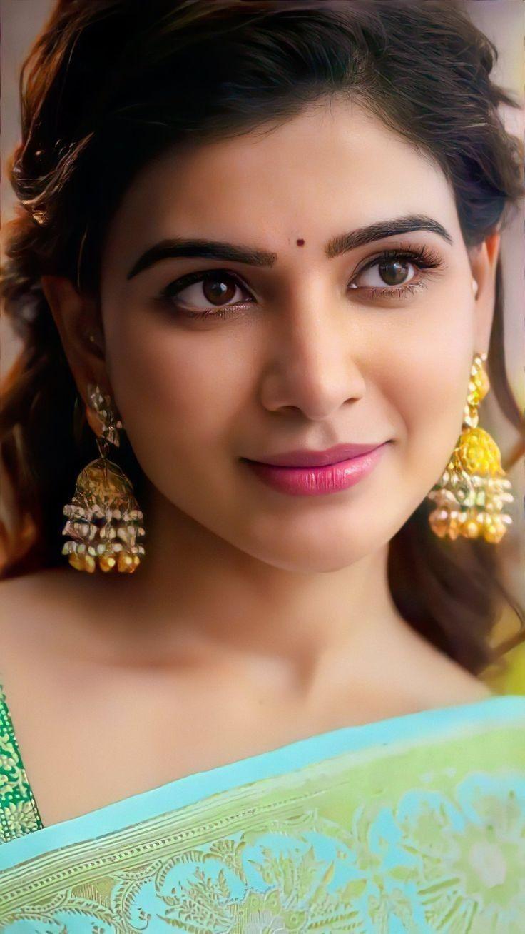 Samantha Dazzling Closeup pose Hd Wallpaper