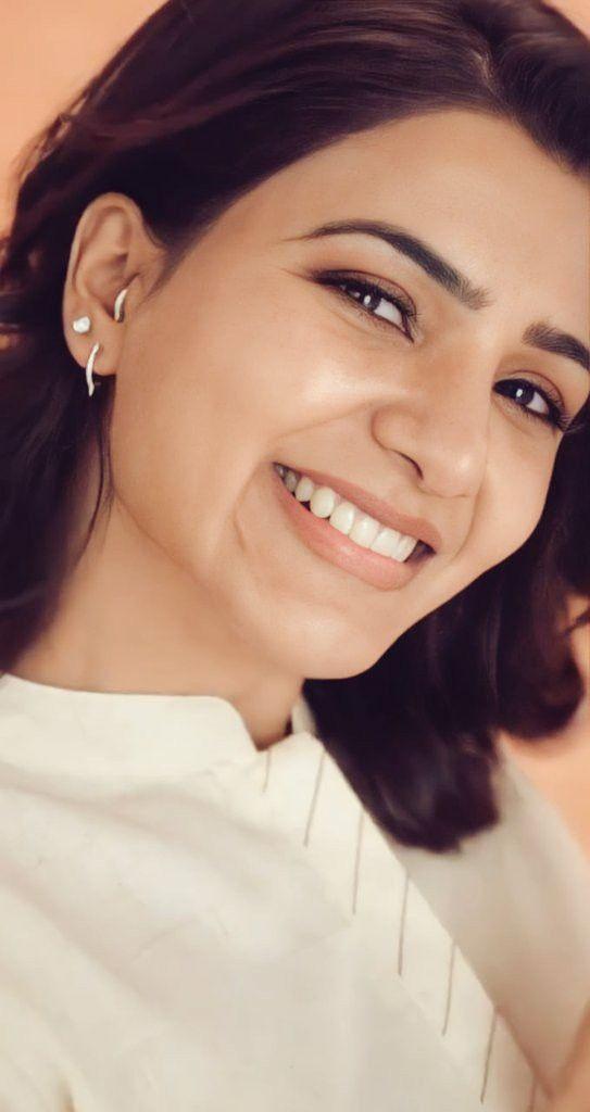Samantha Dazzling Closeup Smile Image