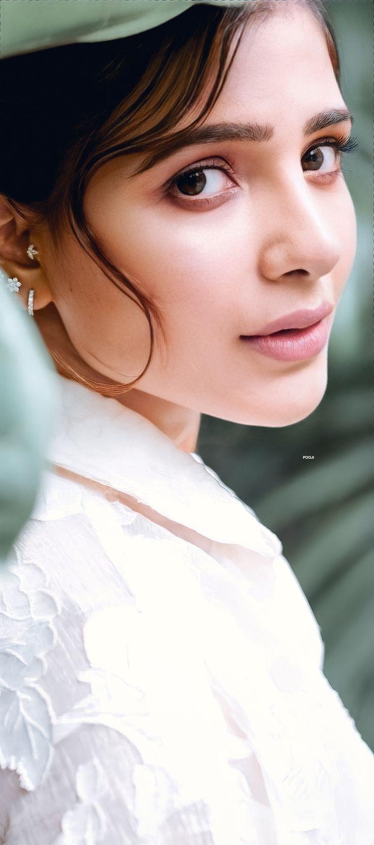 Samantha White Ethnic Dress Hd Wallaper