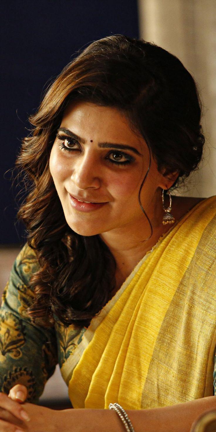 Samantha Yellow Saree Gorgeous Look Photo
