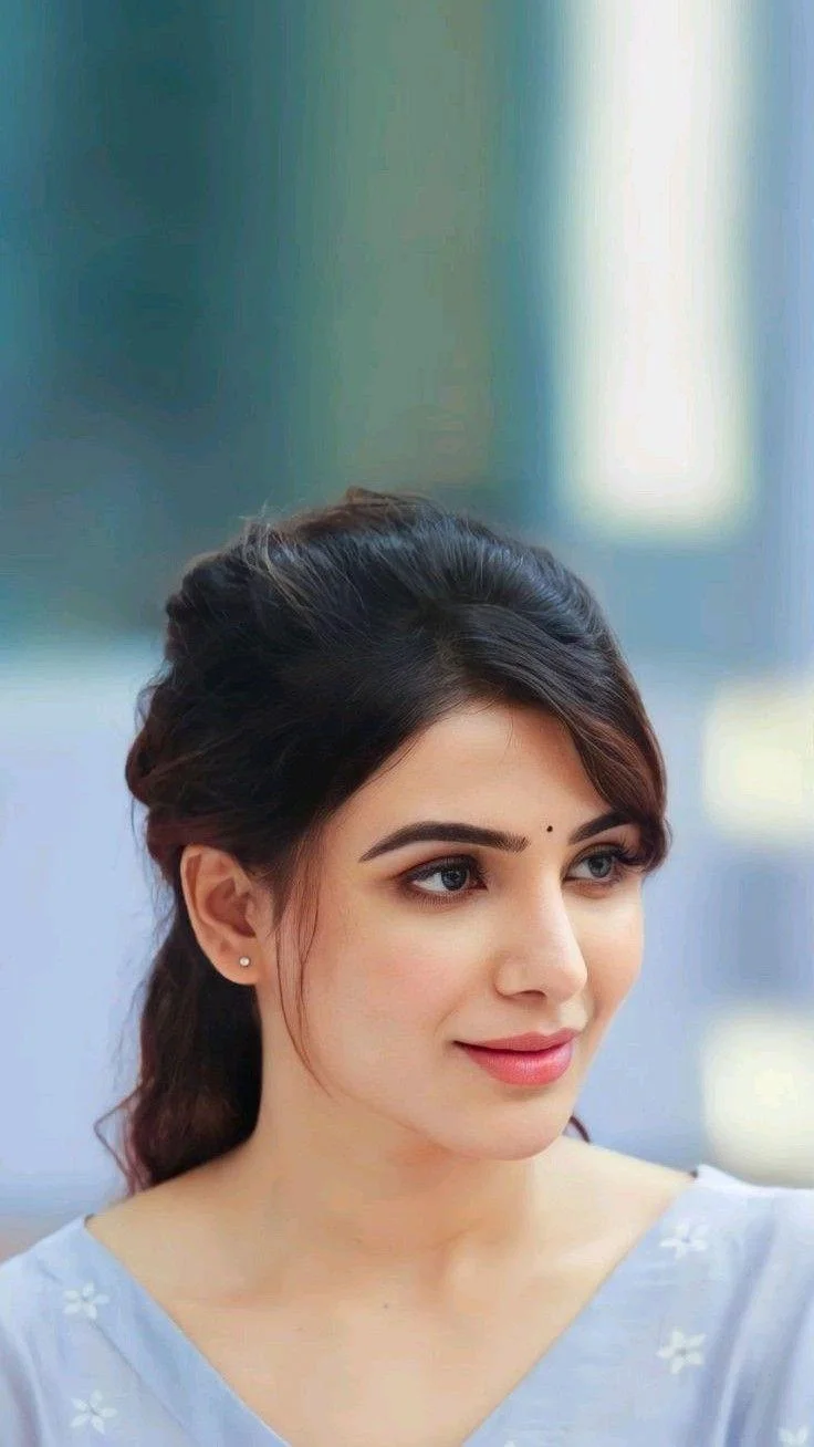 Samantha Cute Expression Hd Image