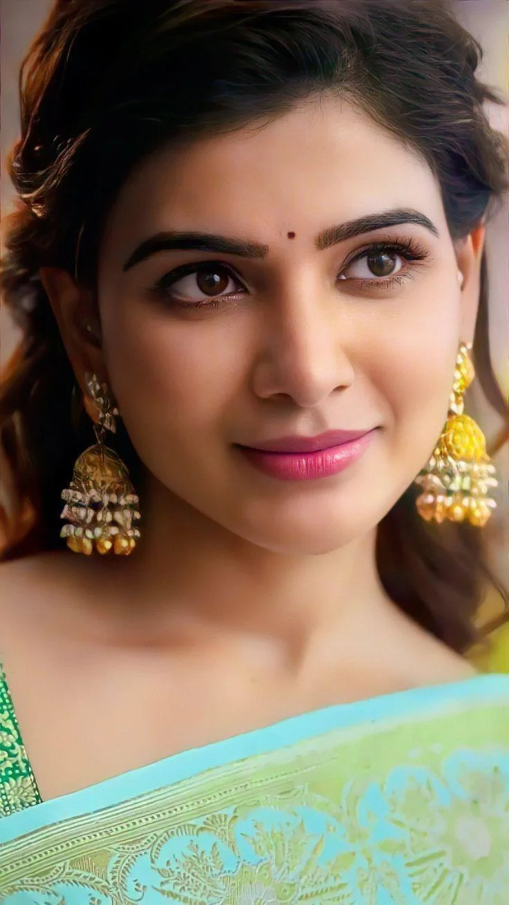 Samantha Dazzling Closeup pose Hd Wallpaper