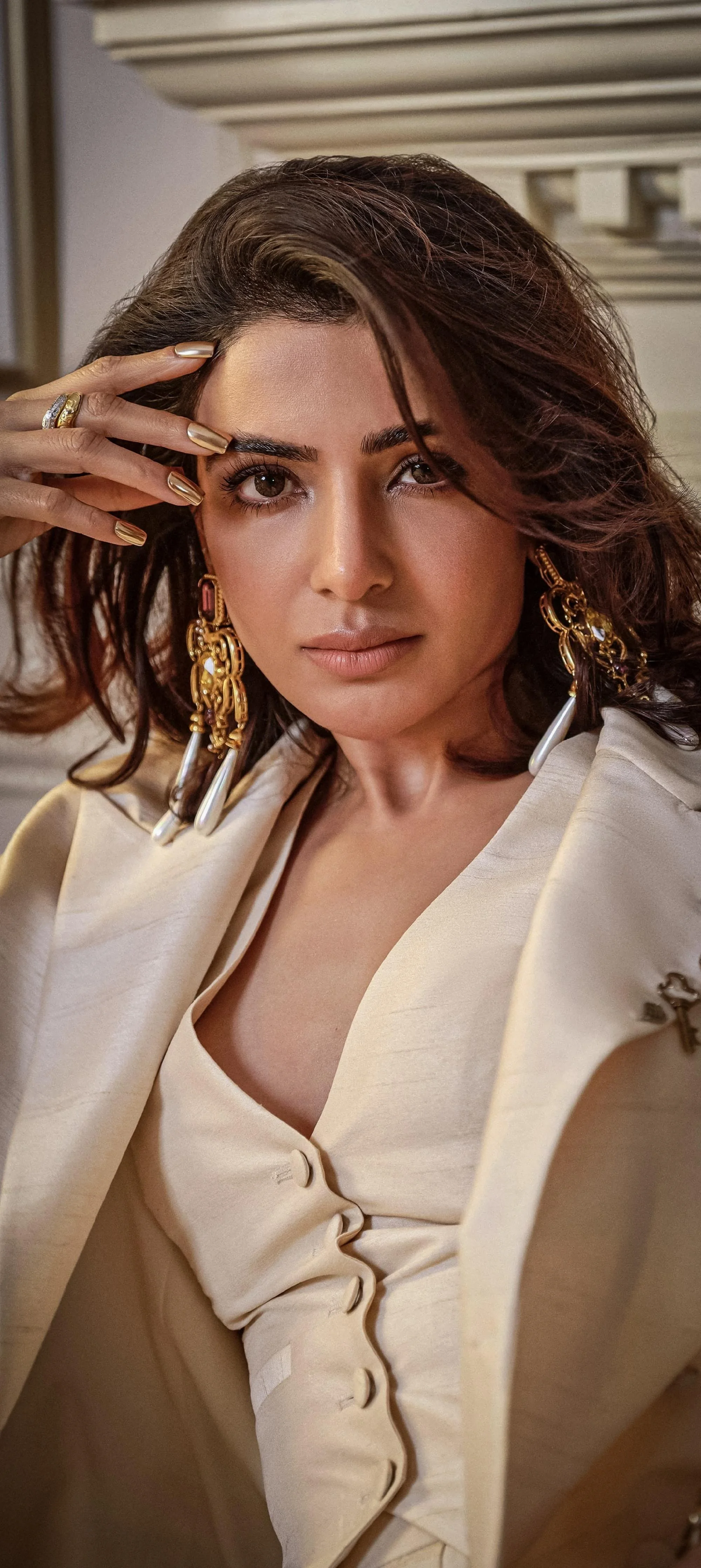 Samantha In White Hd Pic