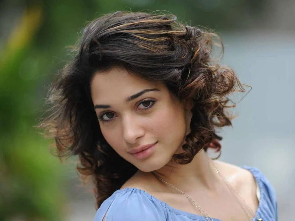 Tamannaah Bhatia in Natural Curly-Haired Look Hd Wallpaper