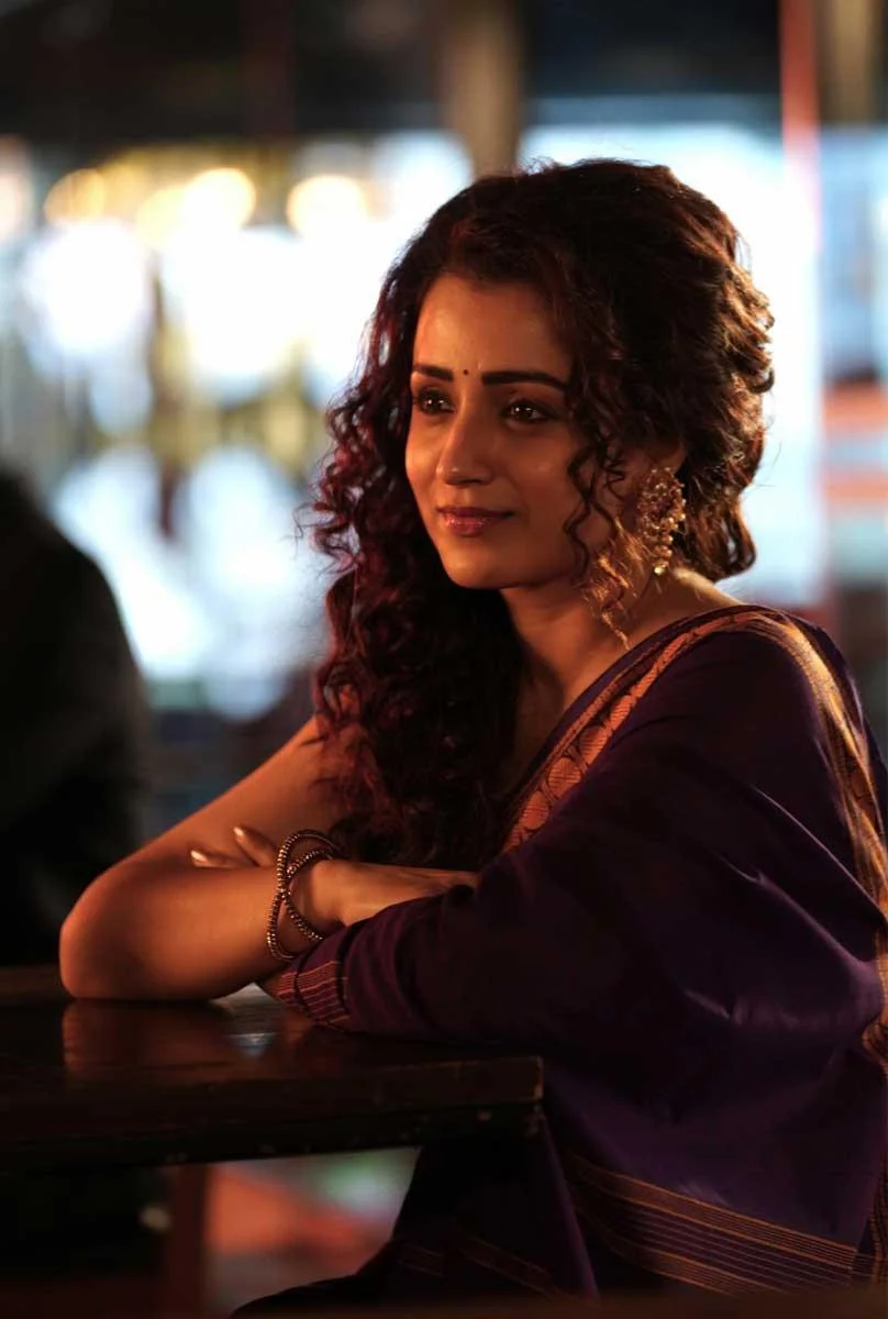Actress Trisha Krishnan Looks Cute HD wallpaper