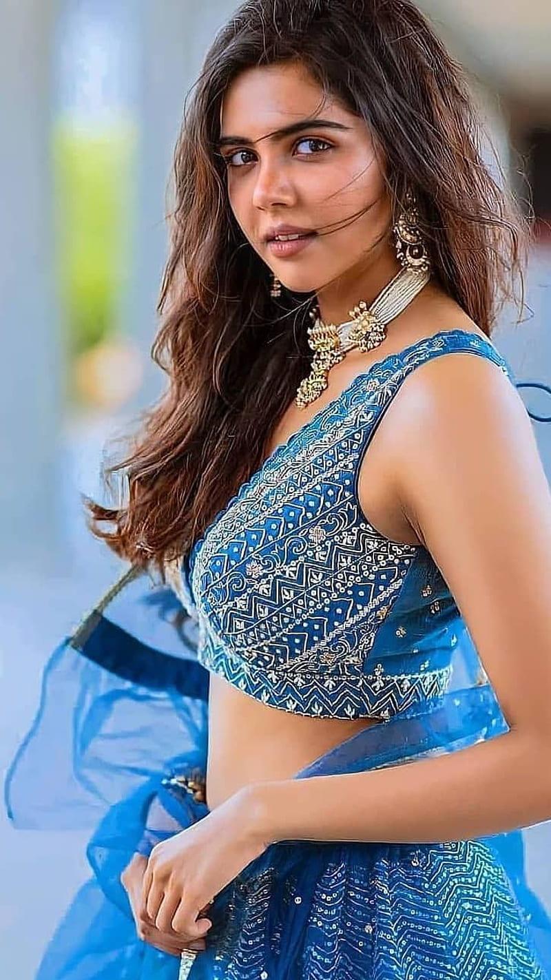 Priyadarshan in Blue Modern Dress with Silver Jewelry