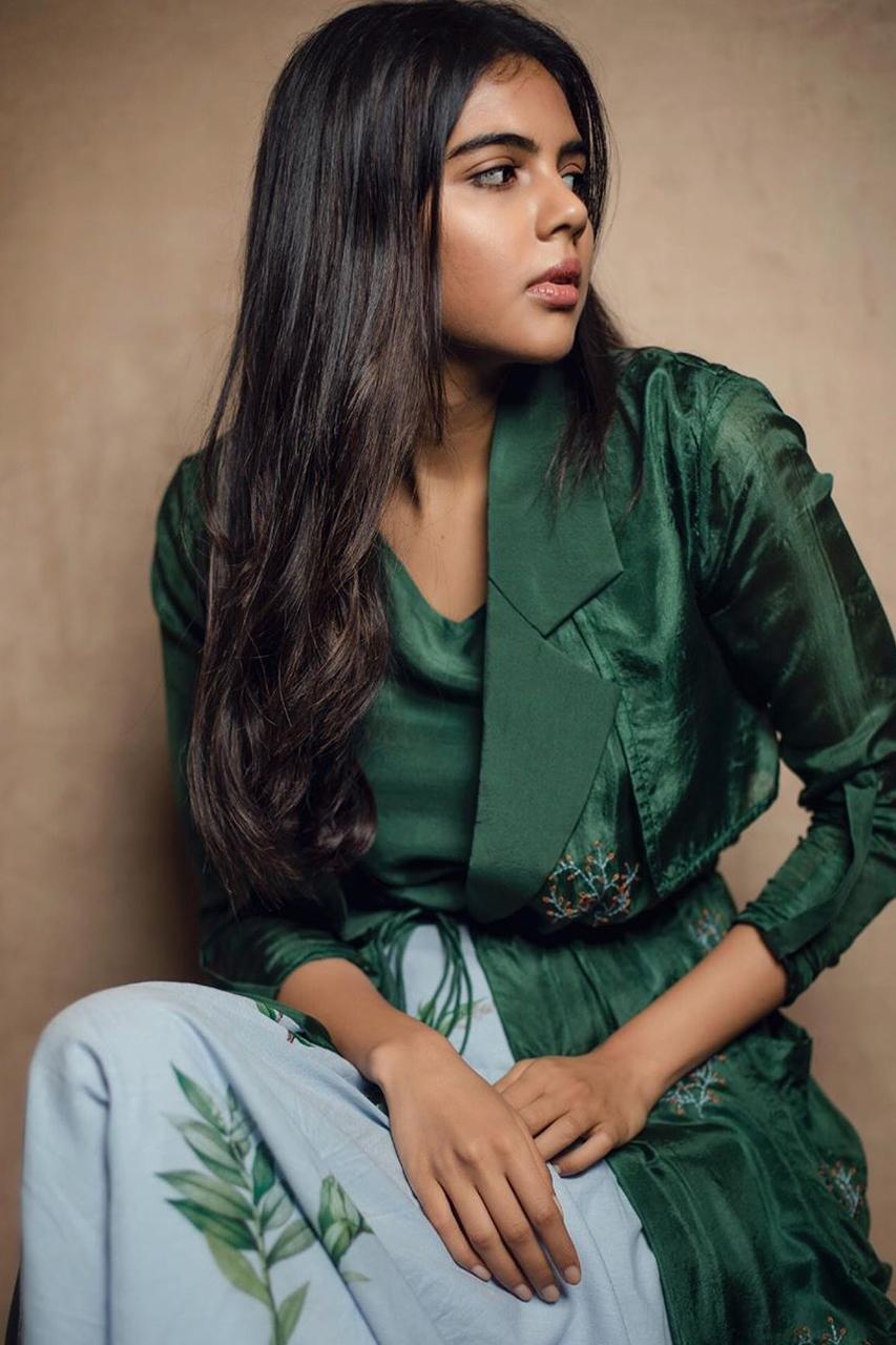 Casual Look of Kalyani Priyadarshan in Green Dress 4K