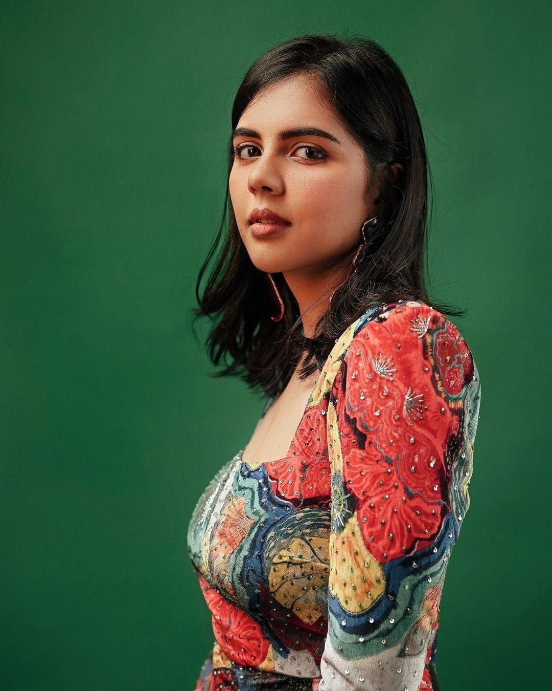Colorful Flower Design Top Worn by Priyadarshan free Image