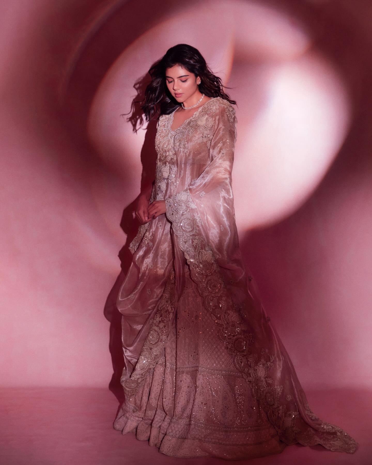 Elegant Lehenga Look with Kalyani Priyadarshan Style Pic