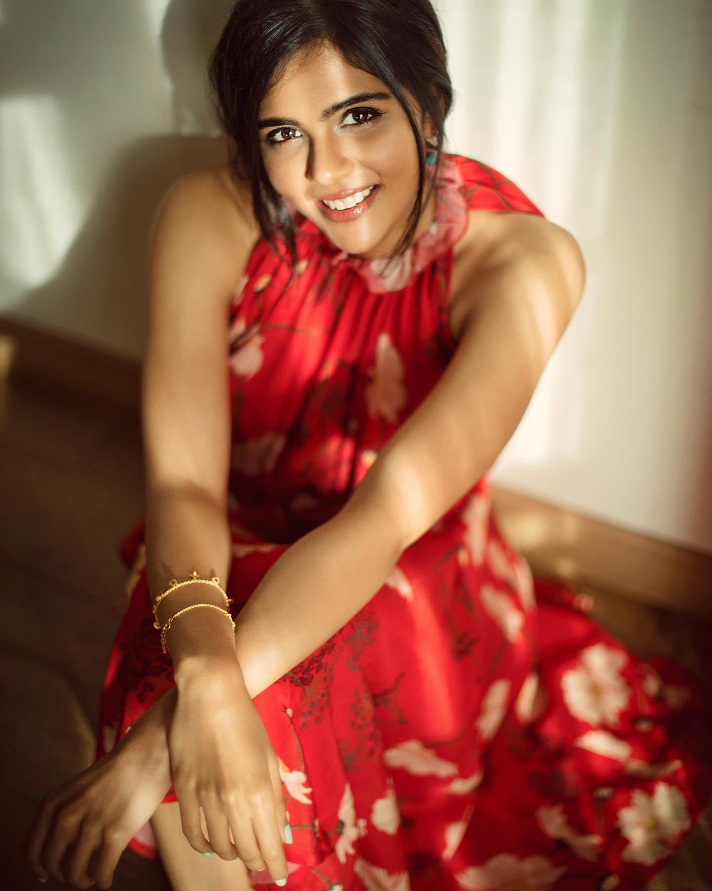 Festive Red Saree Glam by Kalyani Priyadarshan Photo