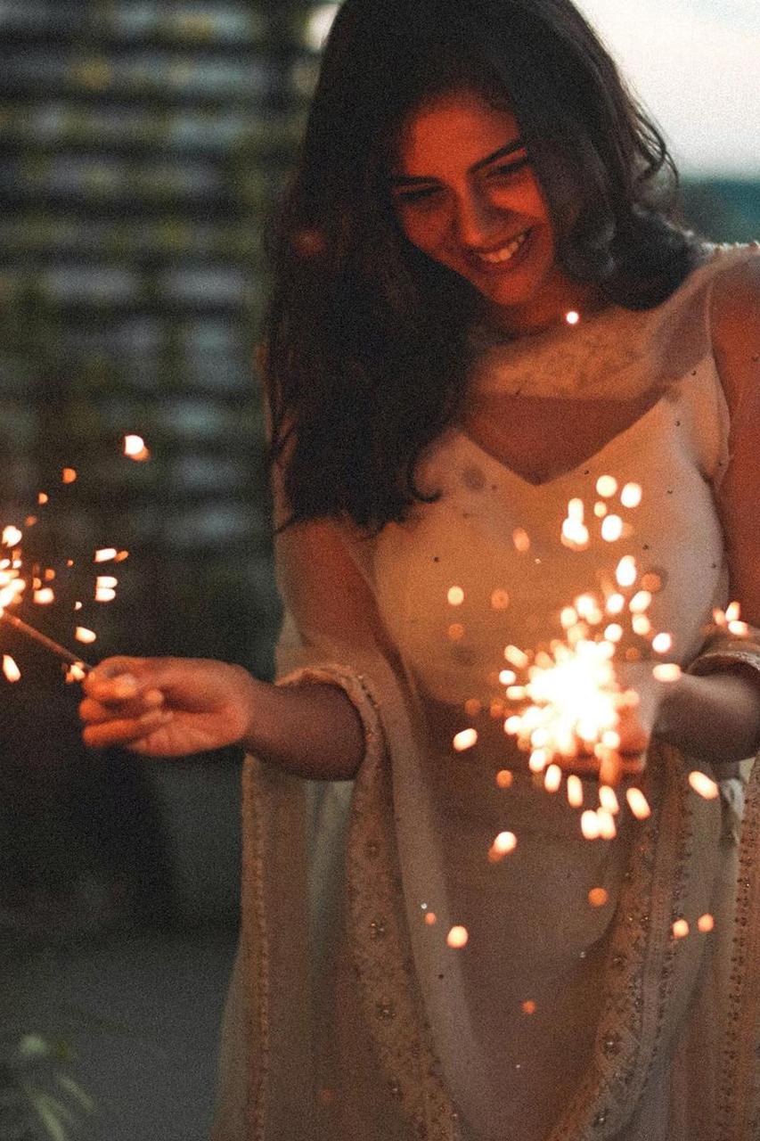 Kalyani Priyadarshan Celebrating Diwali Festival Image