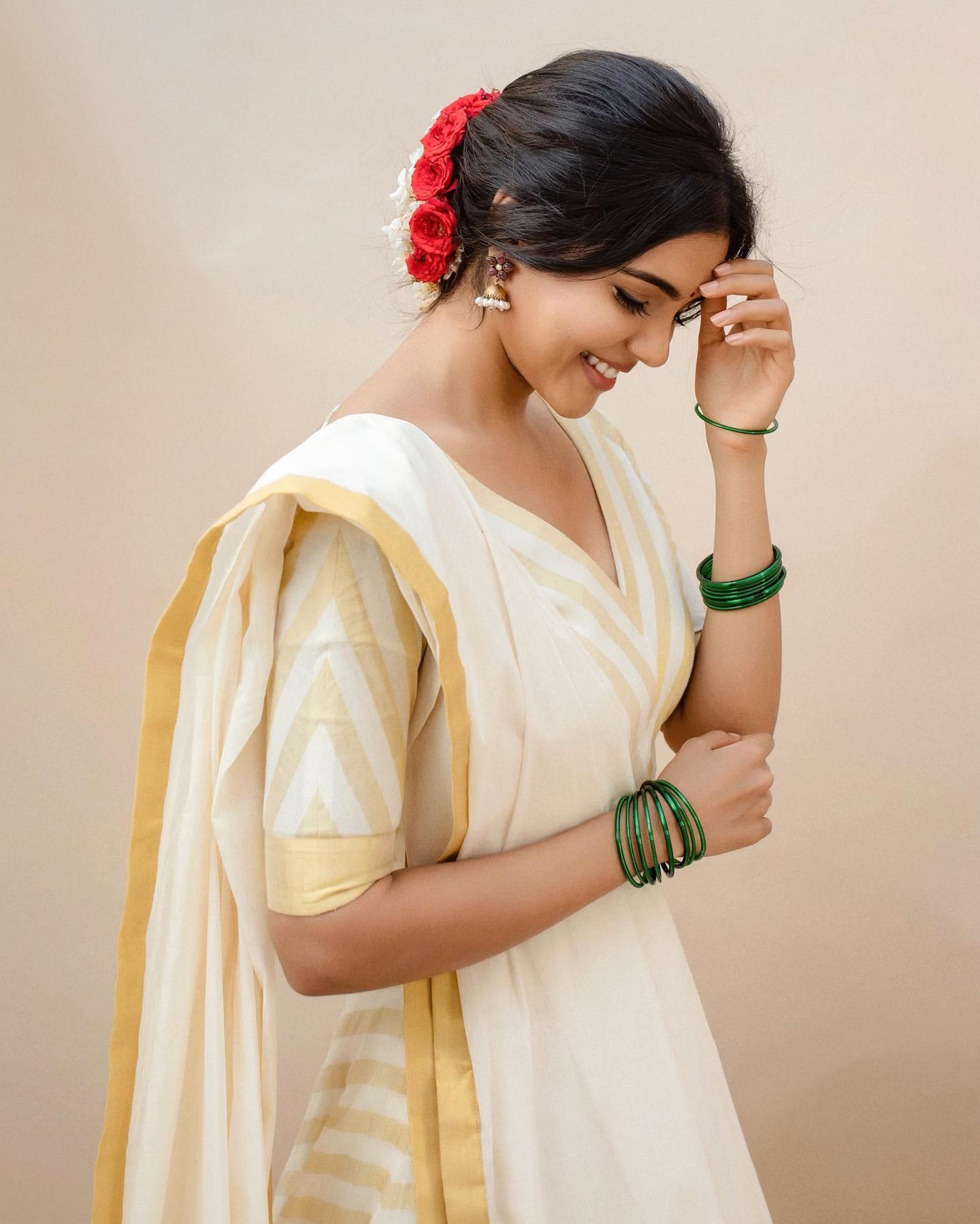 Priyadarshan in Half Saree with a Casual Look Photo