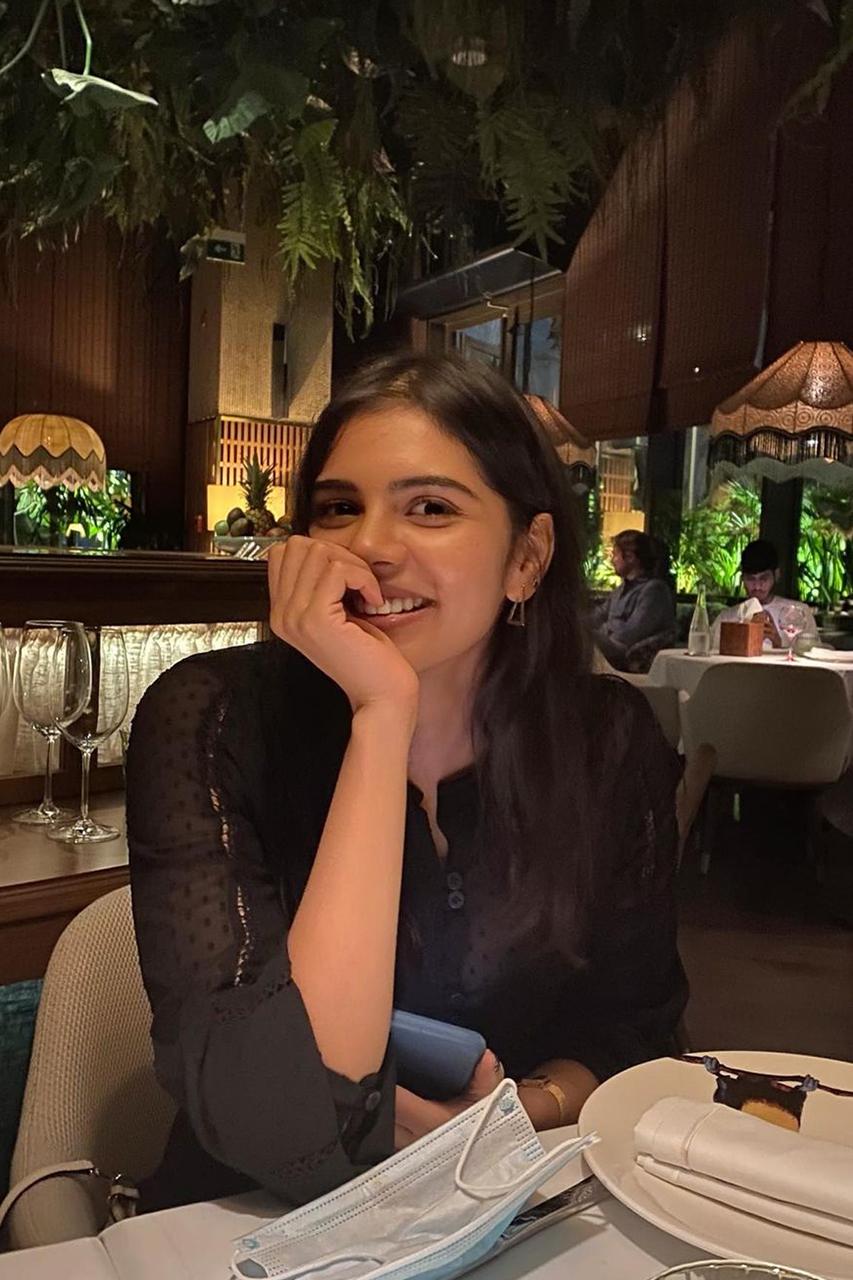 Smiling Face Kalyani Priyadarshan in Calm Portrait Photo