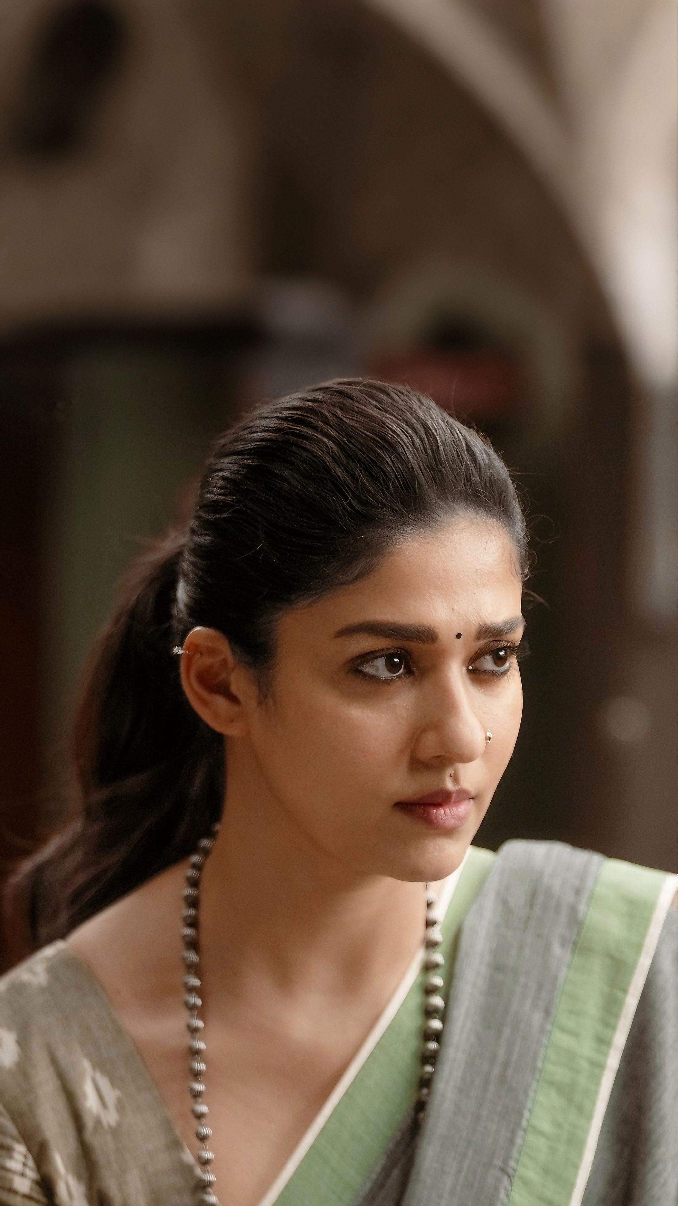 Nayanthara Peaceful Expression Hd Wallpaper