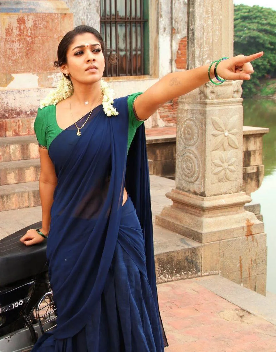 Nayanthara in Dhavani Dress Hd Image