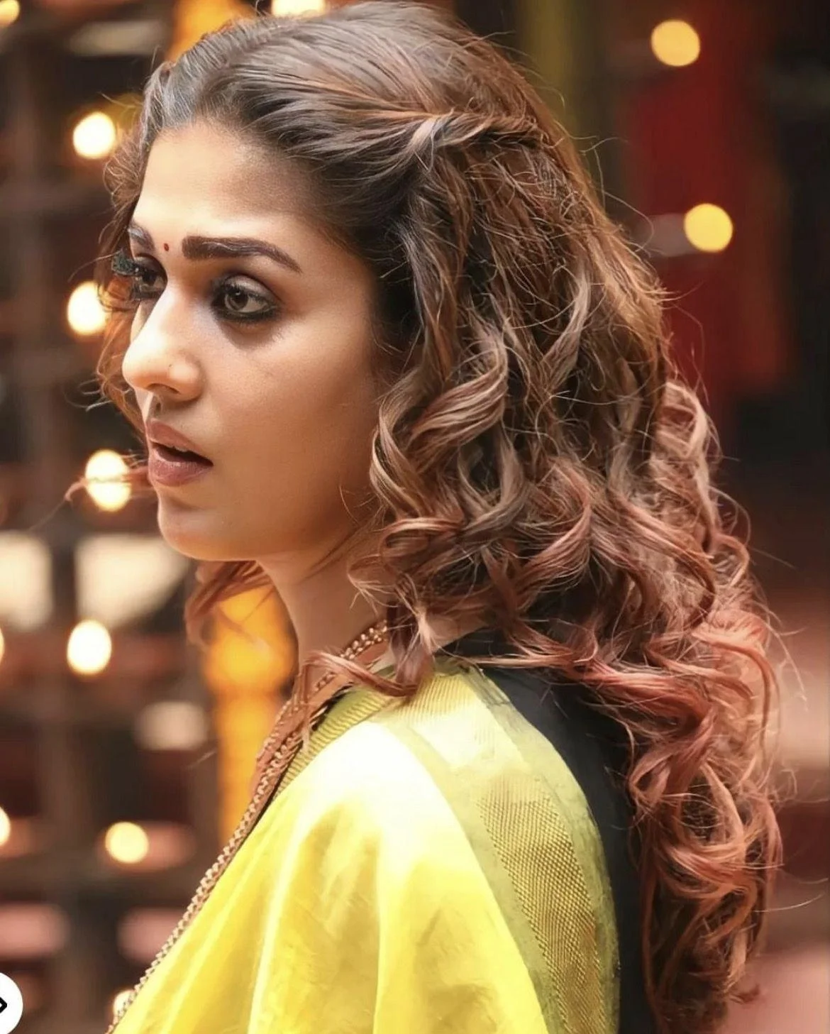 Nayanthara Yellow Dress Beauty