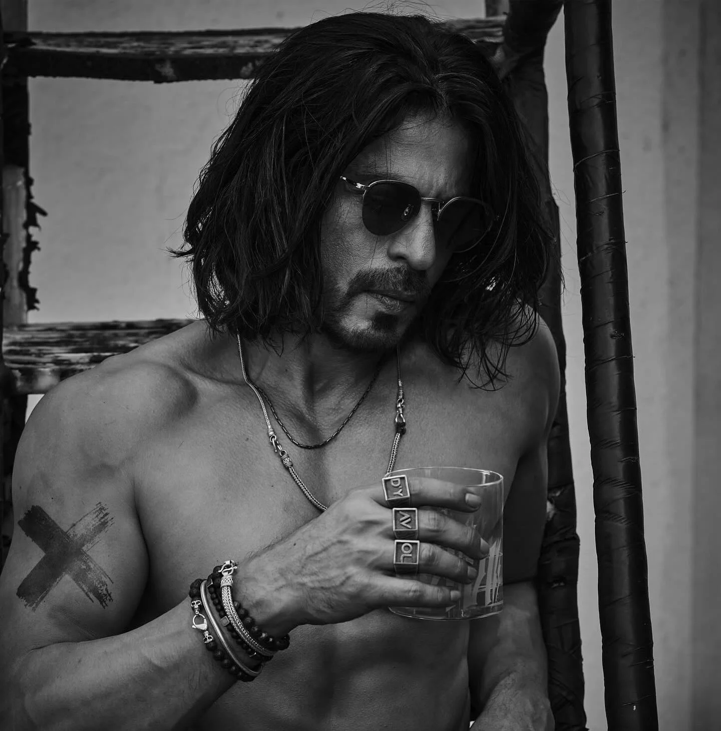 Shah Rukh Khan in Pathaan Thriller Movie Still