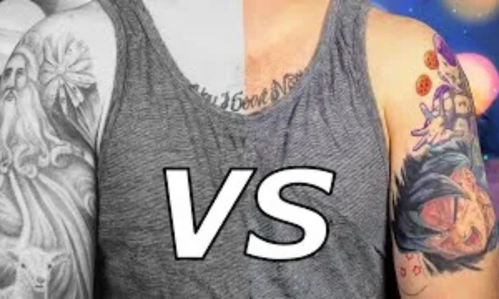 Color vs Gray Tattoos