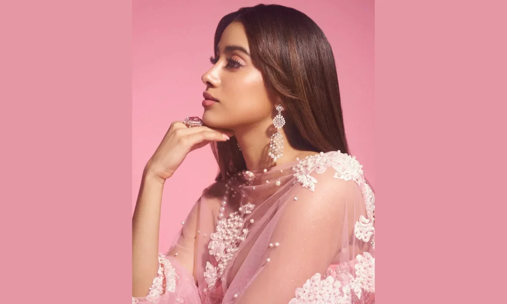 Janhvi Kapoor Proves Barbie Went Desi in Blush Pink Manish Malhotra Lehenga