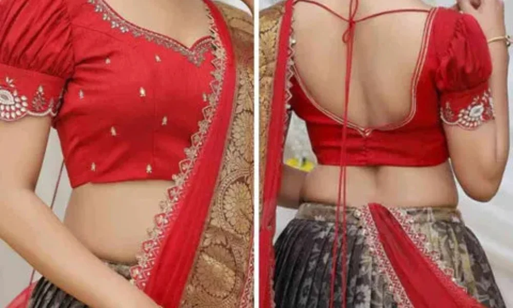 Saree blouse trends 2025 designer patterns