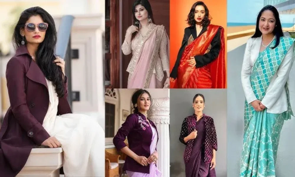 Saree with Jacket Wedding Season Trend