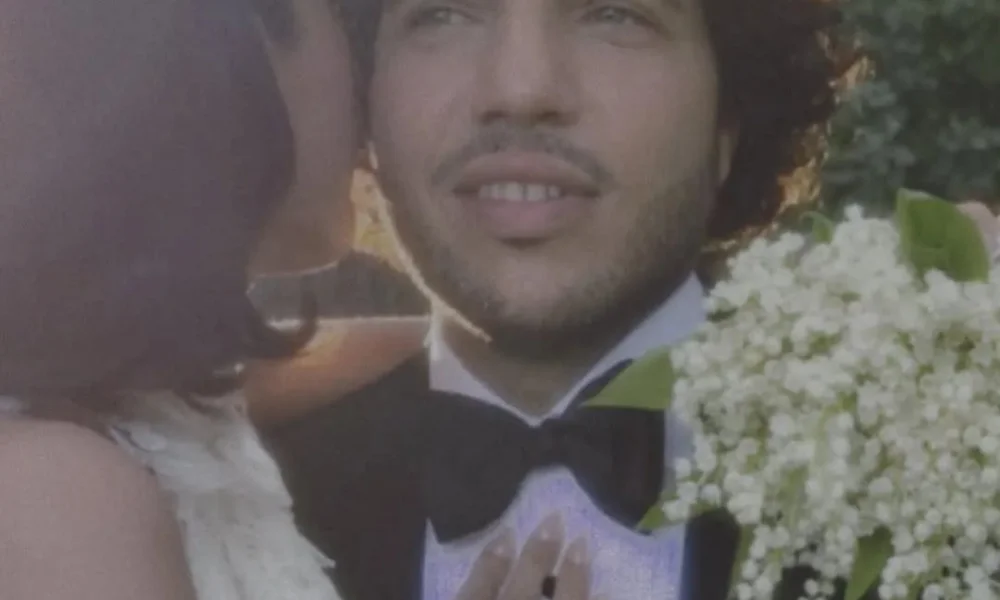 Benny Blanco tuxedo Selena Gomez wedding
